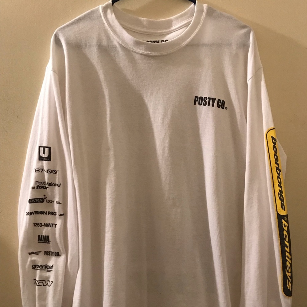 Post malone beerbongs and bentleys tour shirt